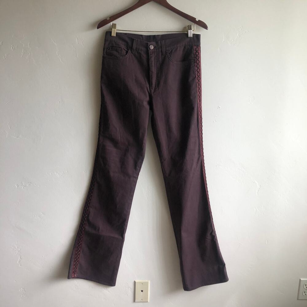 RARE Vintage Y2K Roccobarocco Lace Up Side Jeans Pants